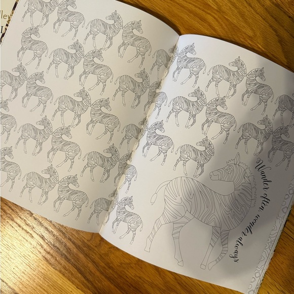 Vera Bradley Floral and Journey Coloring Books - Blue and Purple - Picture 2 of 3